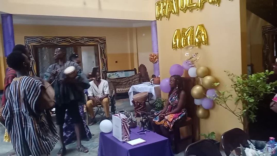 ⁣Ama's graduation celebration part 1