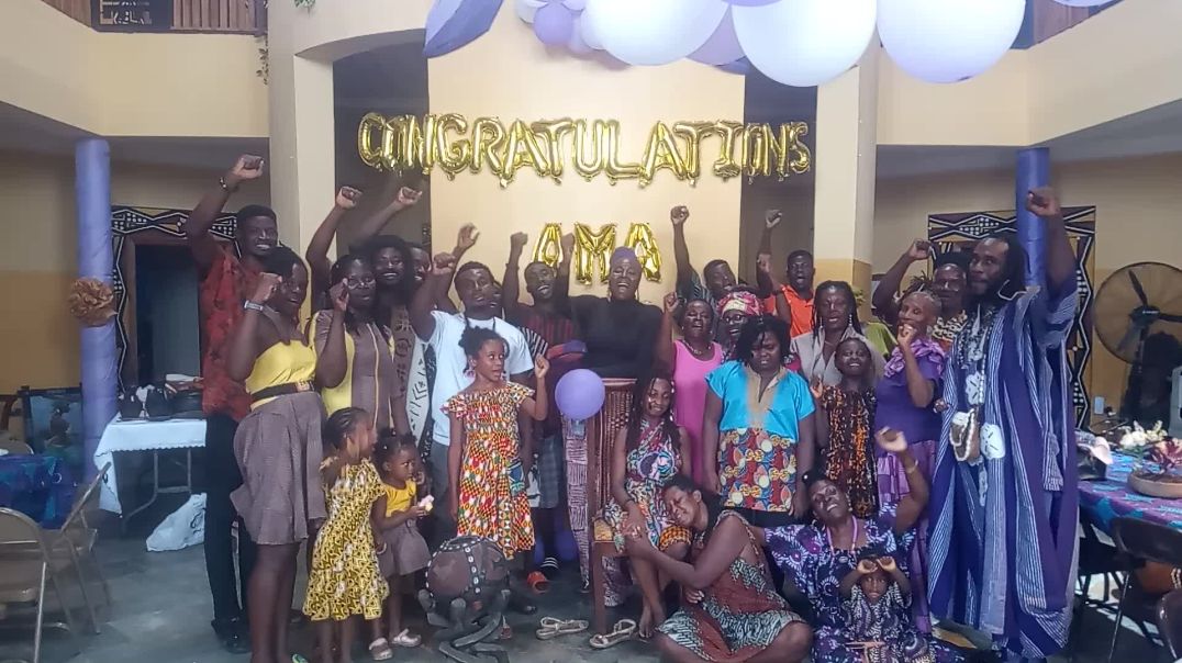 ⁣Ama's graduation part 2