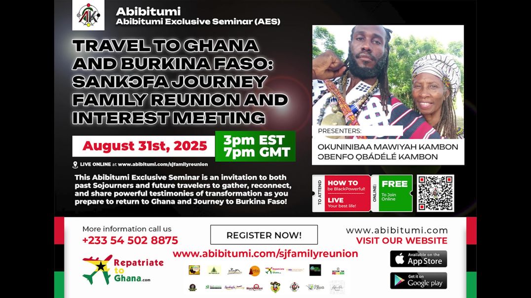 ⁣BLACKPOWER PACKED Abibitumi Exclusive Seminar Black August 29th-31st Weekend!