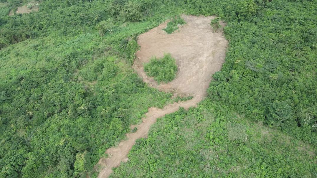⁣[Drone View] tA n Kmt land AND ROAD clearing Day 2