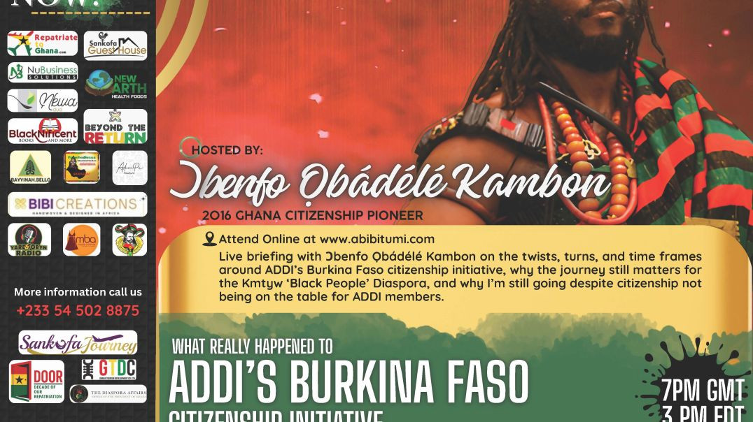 ⁣ADDI’s Burkina Faso Citizenship Initiative (What Really Happened And Why I’m Still Going)