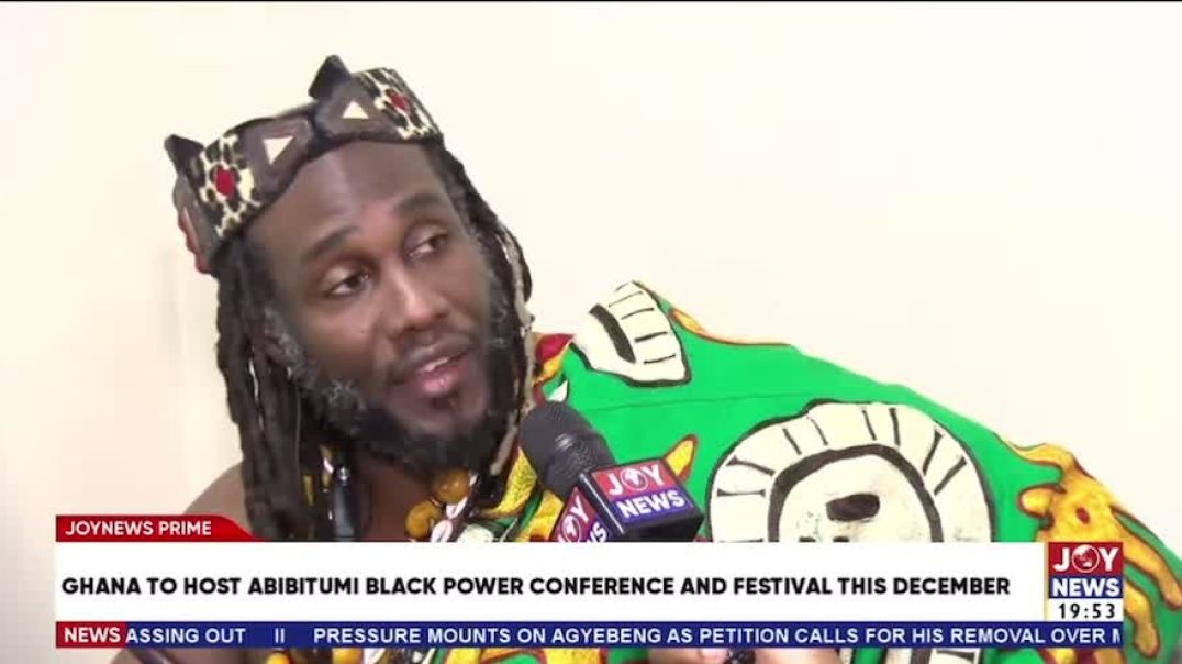 ⁣Ɔbenfo Ọbádélé Kambon Joy TV News Interview on the Abibitumi Conference & Abibifahodie Festi