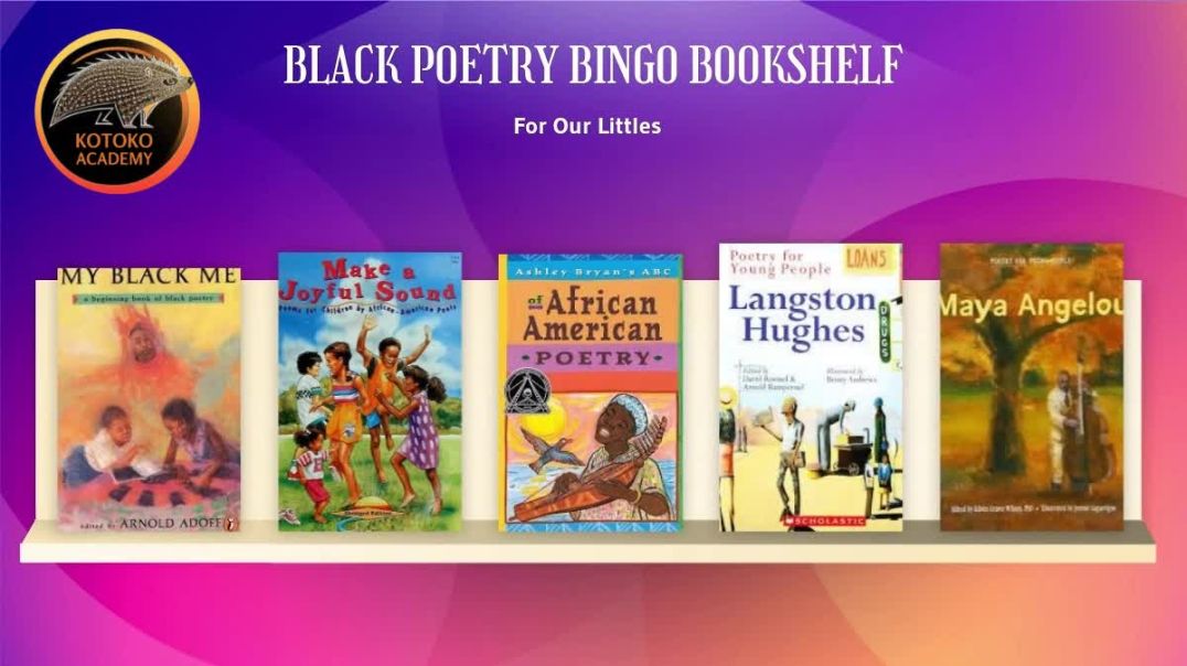 ⁣Black Poetry Bingo (For Our Watotos)