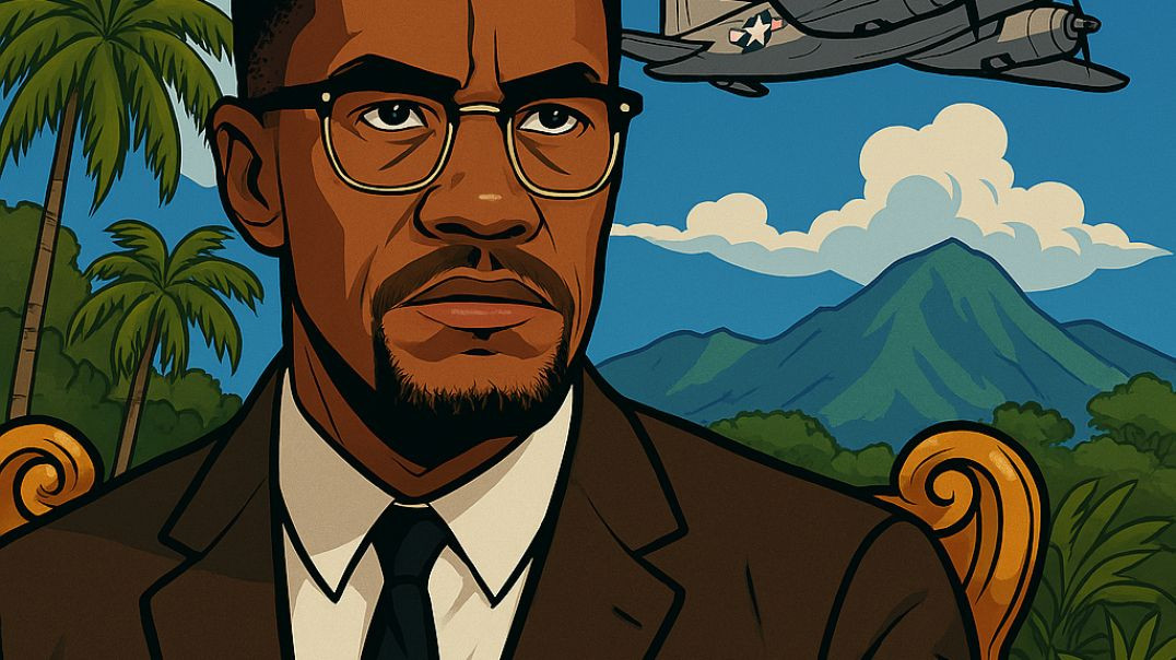 ⁣Malcolm X spoke about US Imperialism in Africa in the 1960s now a return with Trump in 2026