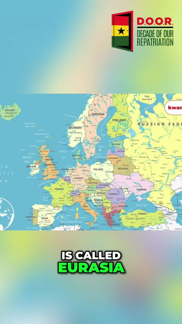Europe is NOT a Continent: Mind-Blowing Truth REVEALED! #shorts