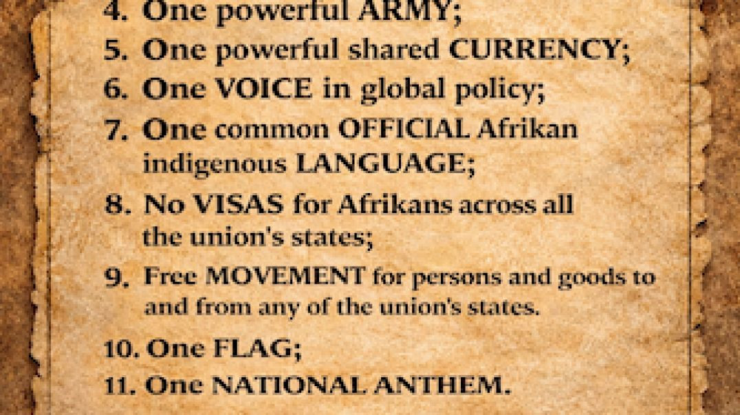 THE UNITED STATES OF AFRIKA ON THE MAP - HD 720p