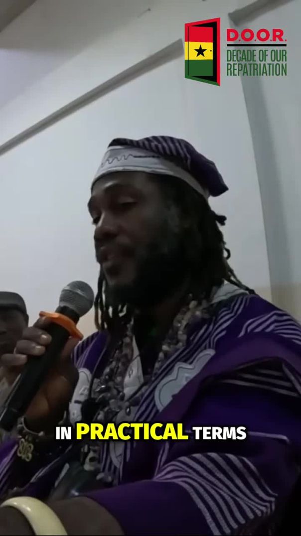 The Quest for Reparative Citizenship in Ghana: Liberation, Repatriation & Healing #shorts