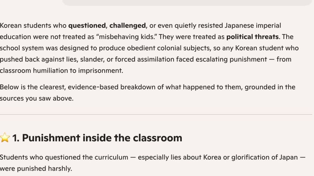 Comparative Analysis of Korea under Japanese Rule and Blacks under White Rule.