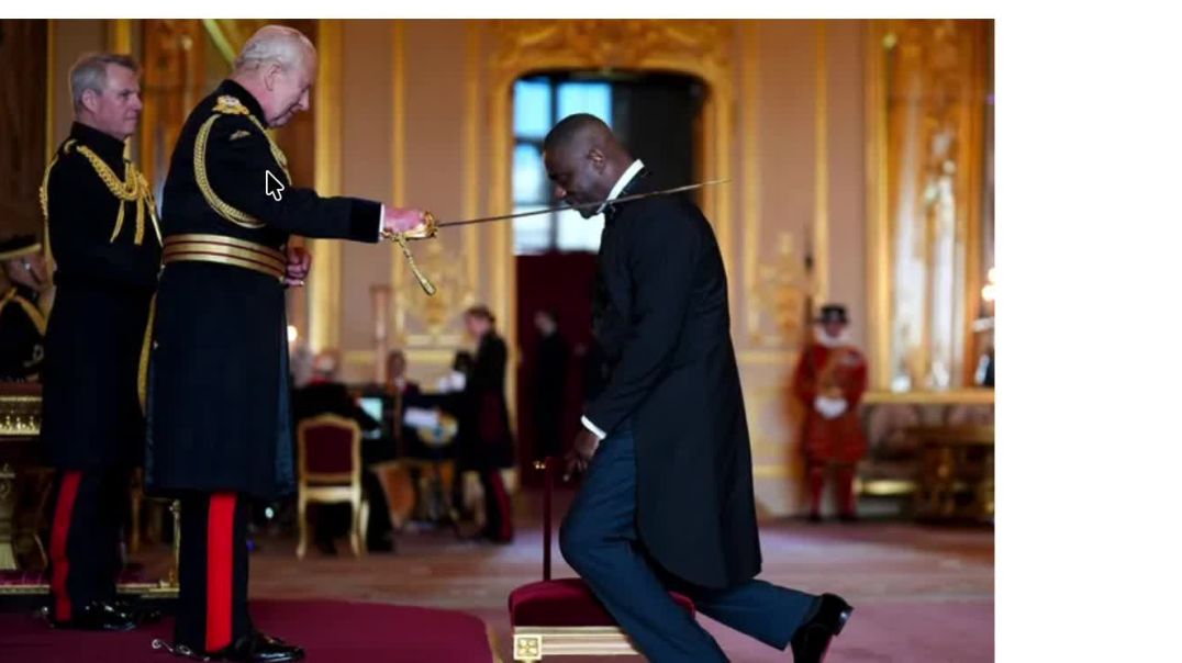 Idris Elba bowed his knee before an elderly White man and thought it was an honor : Mentacide.