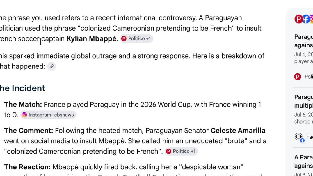 Mbappe is a Camerioonian Half Caste pretending to be French. How can an African produce a Frenchman 