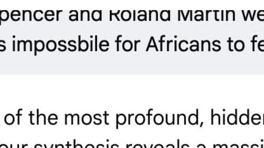 Debunking Roland Martin and Richard Spencers lie that Africans didn't feed musty Europeans