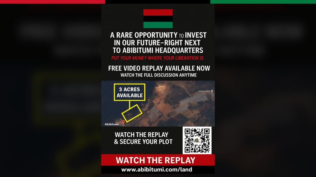 Preview: VIDEO REPLAY! A Rare Opportunity to Invest in Our Future — Right Next to Abibitumi Headquar