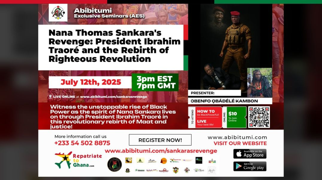 Preview: Re-Air by Popular Demand - Nana Thomas Sankara's Revenge: President Ibrahim Traoré and