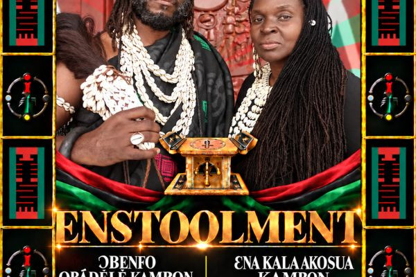 Enstoolment of Ɔbenfo Ọbádélé Kambon and Ɛna Kala Akosua Kambon — 2 October 2026