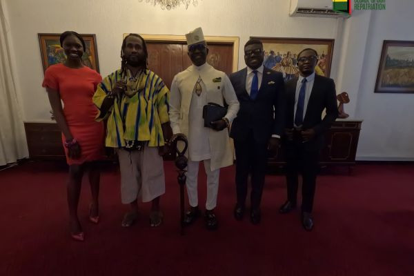 D.O.O.R. at the State House with H.E. King Kwasi Kyei Darkwah