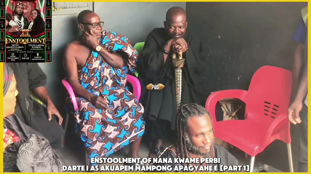 Installation of Akuapem Mampong Apagyahene [PT 1]. #thehillsgreatest #akuapem #gyenyame