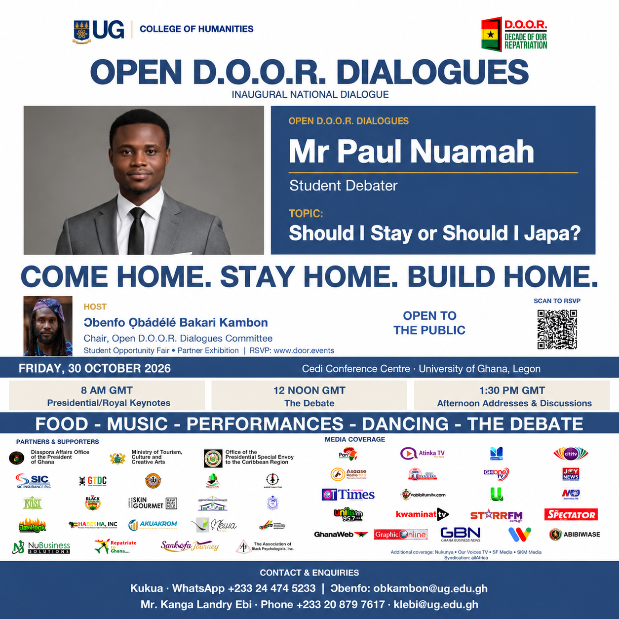 1 day to go — Mr Paul Nuamah: Should I Stay or Should I Japa?