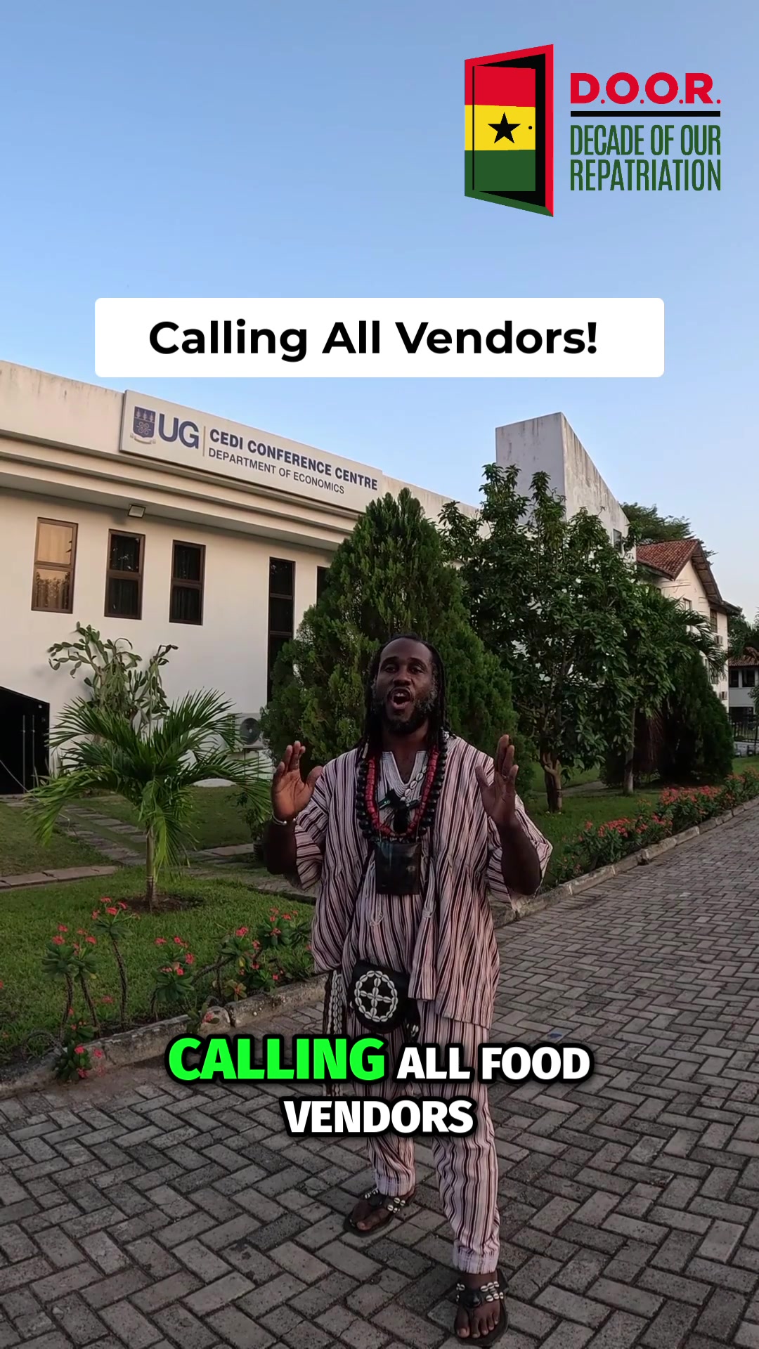 6 days left — Calling food vendors from the Cedi Conference Centre