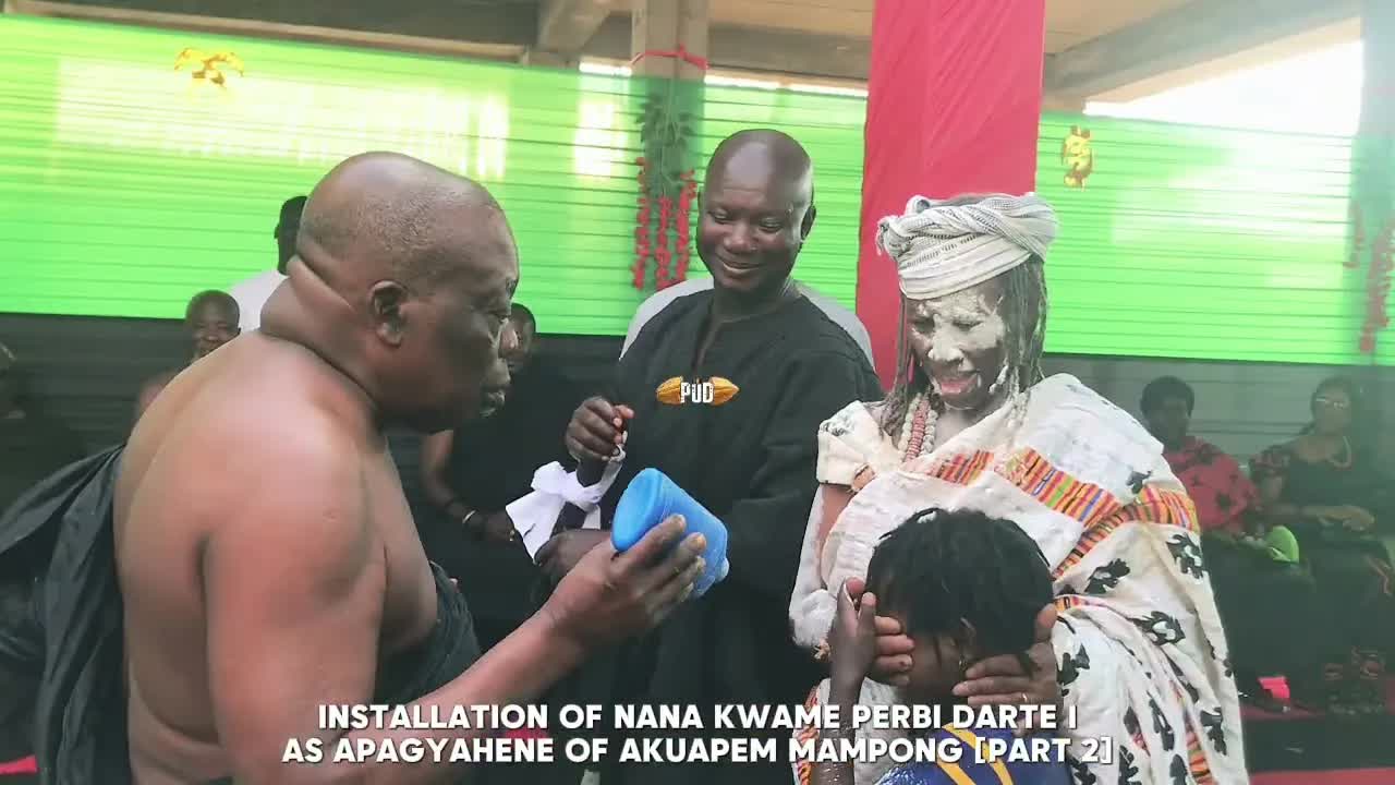 Installation of Akuapem Mampong Apagyahene [PT 2]. #thehillsgreatest #akuapem #gyenyame